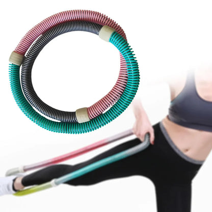 Portable adult hula hoop for home fitness